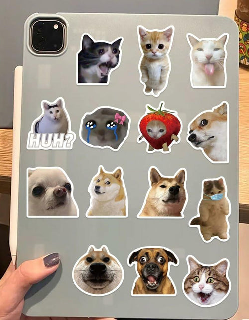 Load image into Gallery viewer, 50PCS Funny Meme Vinyl Waterproof Stickers for Water Bottles Laptop Computer
