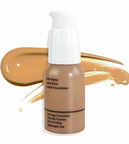 FeiCuiYun Matte Liquid Full Coverage Foundation 04#Warm Sun 1 Pack