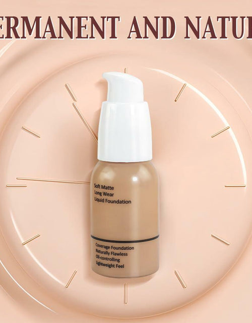 Load image into Gallery viewer, Lorac Velvet Foundation Soft Matte 24HR Oil Control 06 Toffee 2 Pack
