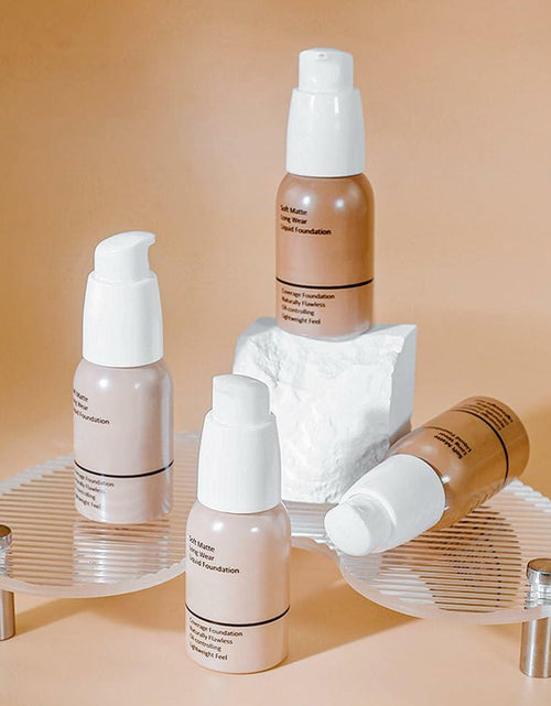 Load image into Gallery viewer, Lorac Velvet Foundation Soft Matte 24HR Oil Control 06 Toffee 2 Pack
