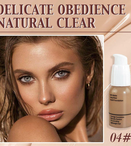 FeiCuiYun Matte Liquid Full Coverage Foundation 04#Warm Sun 1 Pack