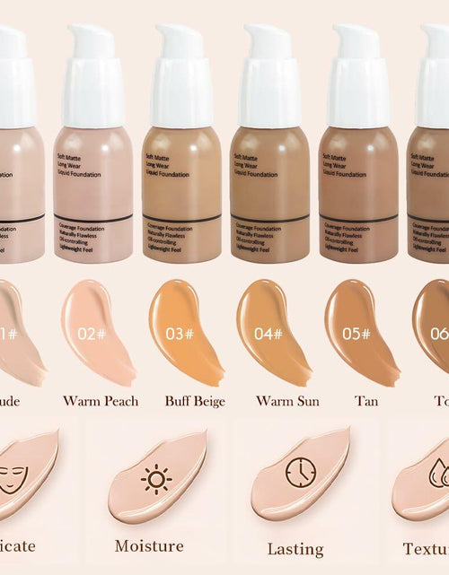 Load image into Gallery viewer, Lorac Velvet Foundation Soft Matte 24HR Oil Control 06 Toffee 2 Pack
