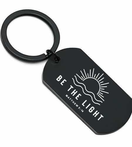 NATSUNO Christian Jesus Bible Verse Keychain Religious Gift for Women Men