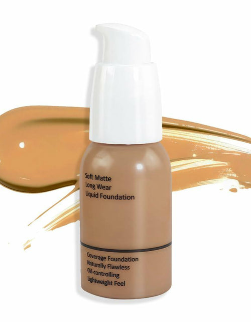 Load image into Gallery viewer, Lorac Velvet Foundation Soft Matte 24HR Oil Control 06 Toffee 2 Pack
