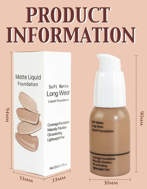 Load image into Gallery viewer, Lorac Velvet Foundation Soft Matte 24HR Oil Control 06 Toffee 2 Pack
