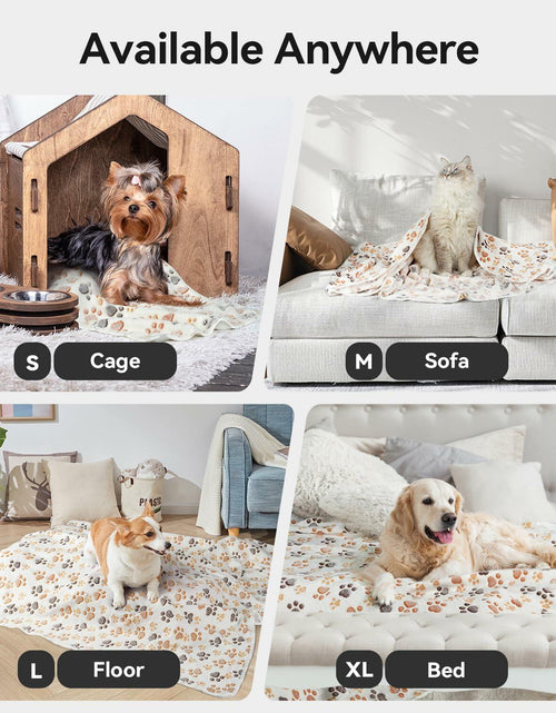 Load image into Gallery viewer, PJYuCien Dog Blanket Fleece Throw Washable 30x20in Small Medium 1 Pack
