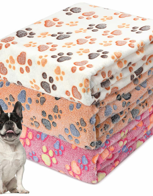Load image into Gallery viewer, PJYuCien Dog Blanket Fleece Throw Washable 30x20in Small Medium 1 Pack
