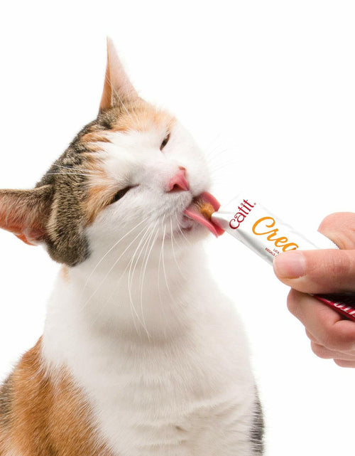 Load image into Gallery viewer, BestBy06/25 Catit Creamy Lickable Cat Treat Salmon 5-Pack Hydrating Healthy

