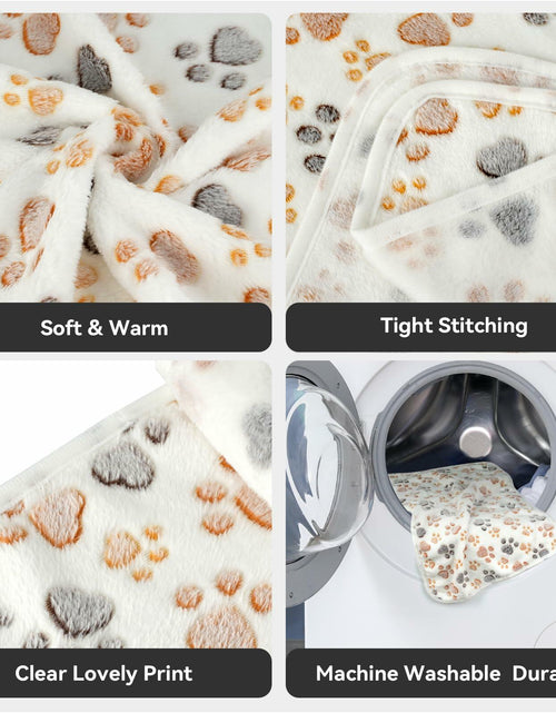 Load image into Gallery viewer, PJYuCien Dog Blanket Fleece Throw Washable 30x20in Small Medium 1 Pack

