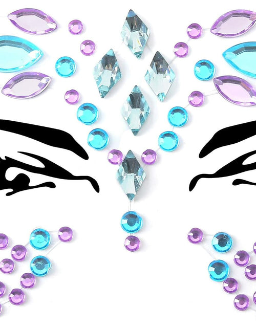 Load image into Gallery viewer, FACEGEM LONDON Face Gems Adhesive Glitter Tattoo Stickers 21 PCS
