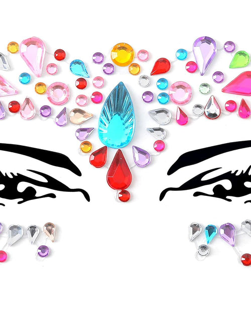 Load image into Gallery viewer, FACEGEM LONDON Face Gems Adhesive Glitter Tattoo Stickers 21 PCS
