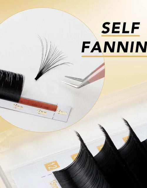 Load image into Gallery viewer, SWANIYA Lash Extensions 0.05 Thickness D Curl 8-15mm Mix Volume Black
