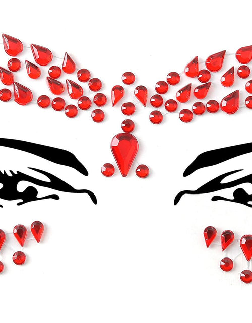 Load image into Gallery viewer, FACEGEM LONDON Face Gems Adhesive Glitter Tattoo Stickers 21 PCS
