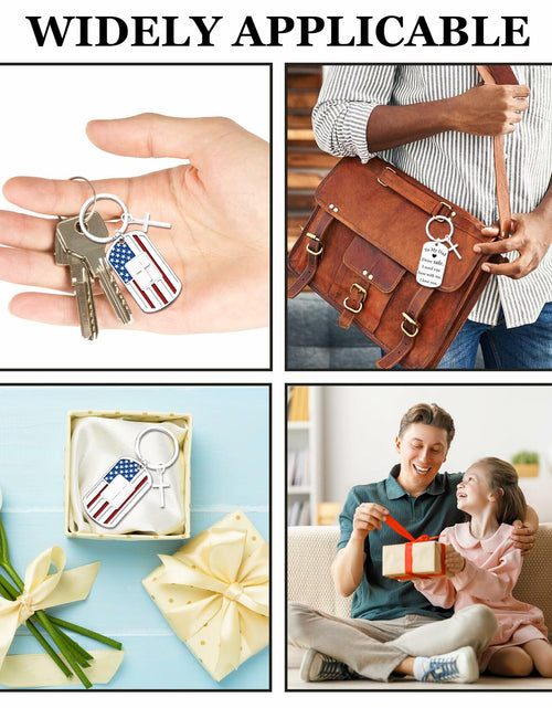 Load image into Gallery viewer, Zaamwoyy Dad Gifts Keychain from Daughter Son Birthday Christmas Gift
