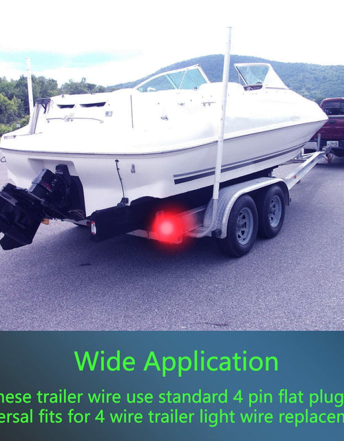 Load image into Gallery viewer, Serlainxin Trailer Wiring Harness Kit 36ft 4-Wire 4-Pin Connector Complete
