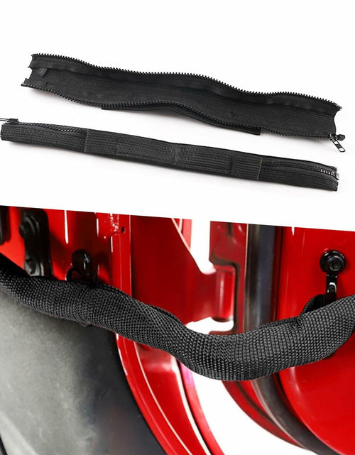 Load image into Gallery viewer, dawfall Automotive Door Restriction Straps 0.74x15.35 Black 2 PCS
