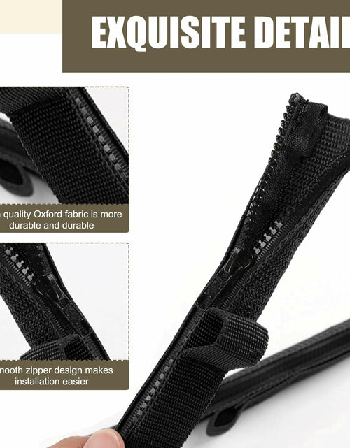 Load image into Gallery viewer, dawfall Automotive Door Restriction Straps 0.74x15.35 Black 2 PCS
