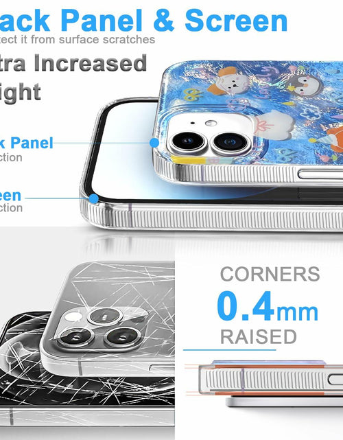 Load image into Gallery viewer, buccilly iPhone 12/12 Pro TPU Shockproof Case Azure Slim Soft Cover
