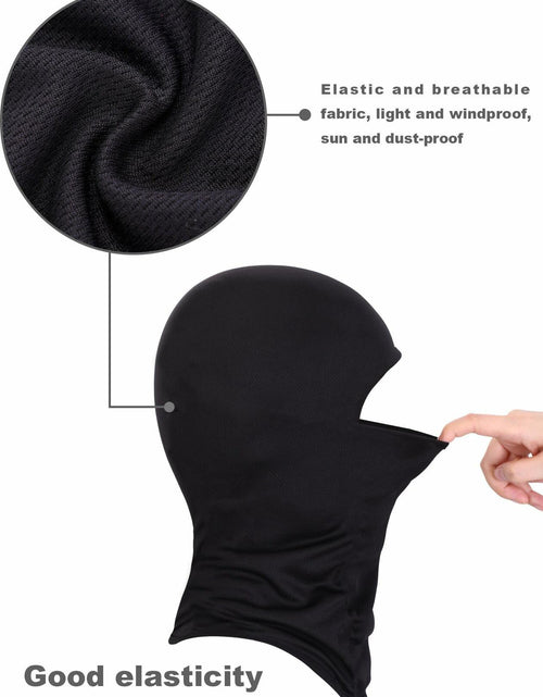 Load image into Gallery viewer, Ski Mask Balaclava Full Face Windproof 3 Pieces Size Medium White, Blue, Black
