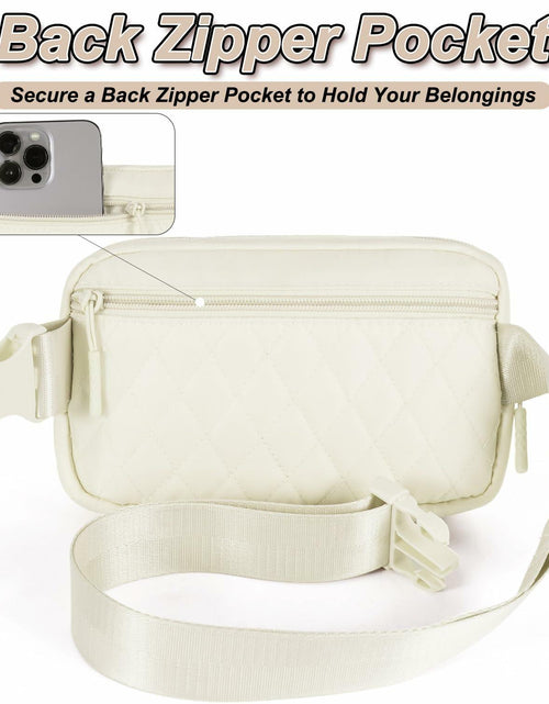 Load image into Gallery viewer, Uygafly Crossbody Belt Bag Fanny Pack Purse Girls Black - Letter J
