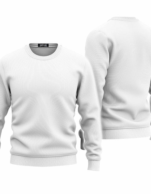 Load image into Gallery viewer, GEPOS Long Sleeve Patterned Holiday Sweater Size L
