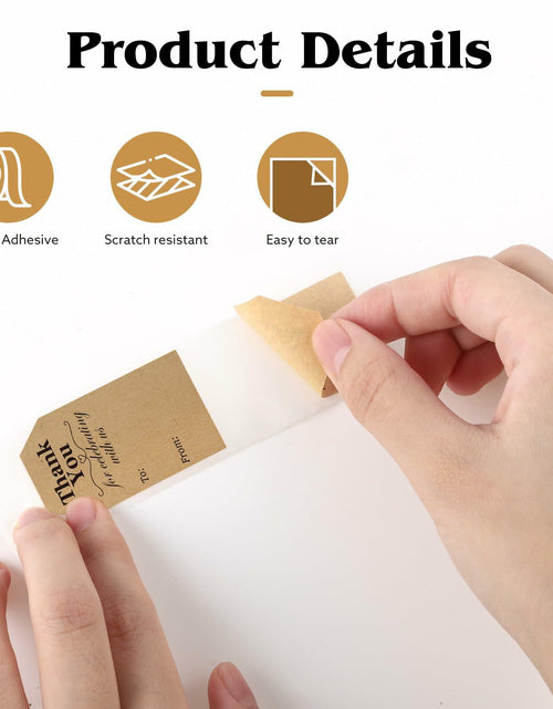 Load image into Gallery viewer, 600 PCS Christmas Gift Tag Stickers 1.18x2in Self-Adhesive Labels
