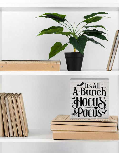 Load image into Gallery viewer, PQV Funny Ghost Wooden Box Sign Desk Decor Home Farmhouse Office
