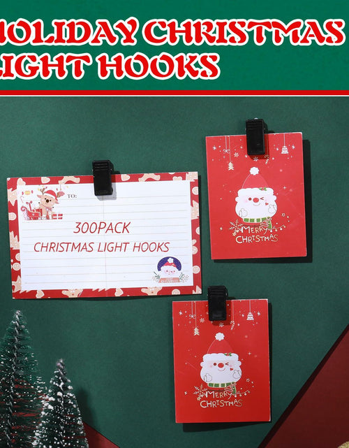 Load image into Gallery viewer, Blulu 300 Pcs Mini Christmas Light Hooks Self Adhesive Cable Clips White
