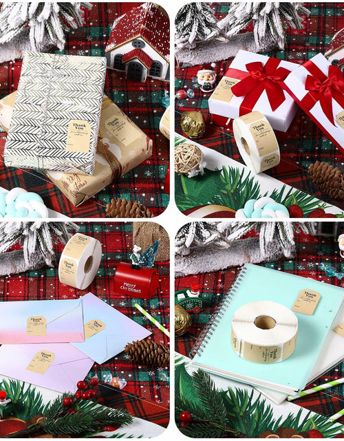Load image into Gallery viewer, 600 PCS Christmas Gift Tag Stickers 1.18x2in Self-Adhesive Labels
