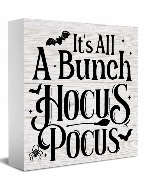 Load image into Gallery viewer, PQV Funny Ghost Wooden Box Sign Desk Decor Home Farmhouse Office
