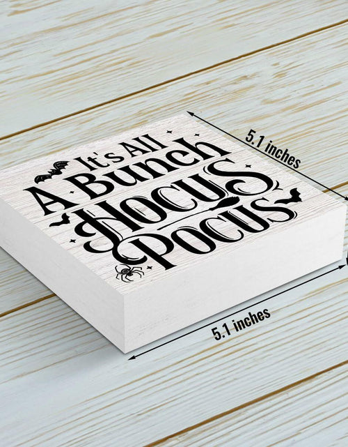 Load image into Gallery viewer, PQV Funny Ghost Wooden Box Sign Desk Decor Home Farmhouse Office
