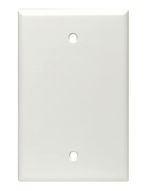 Load image into Gallery viewer, Leviton 1-Gang Rectangle Wall Plate Plastic Cover White
