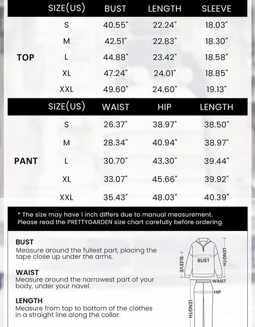 Load image into Gallery viewer, PRETTYGARDEN Womens Winter 2 Piece Sweater Set Quarter Zip Pants Beige Size XXL
