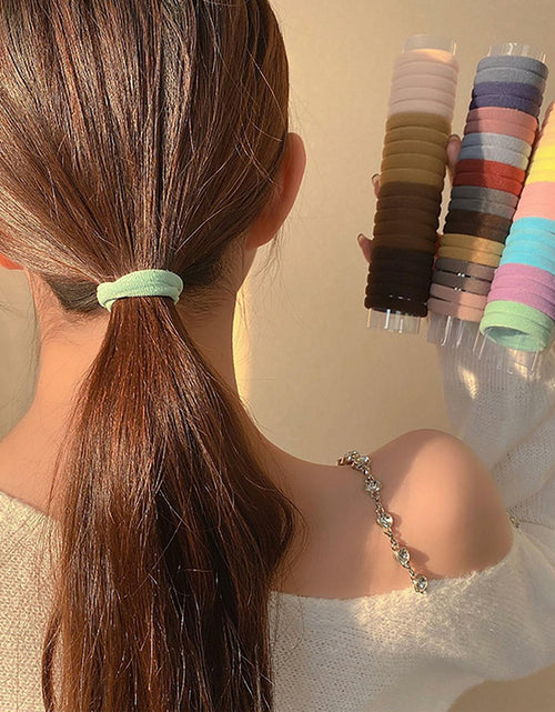 Load image into Gallery viewer, XXFBJNMD 20 Pcs Seamless Rubber Bands High Elasticity Soft Hair Bands HS
