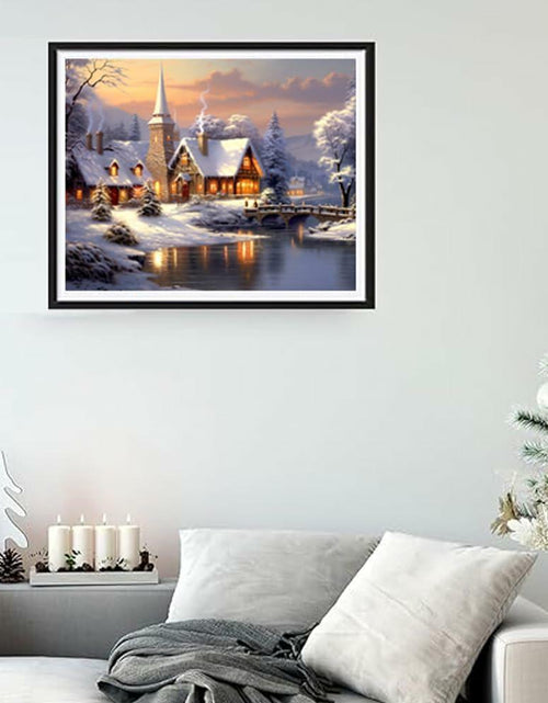 Load image into Gallery viewer, Rousp Christmas Diamond Painting Kit Winter Village 16x20 inch

