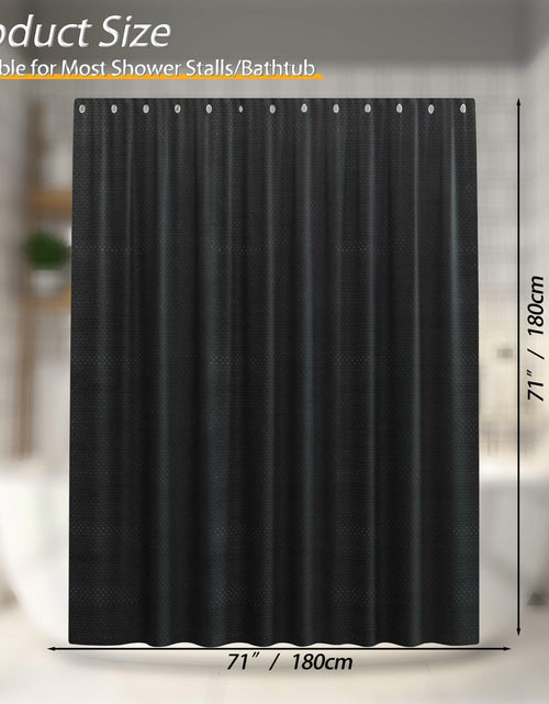 Load image into Gallery viewer, SPEPLA Shower Curtain Liner 71x71 White Waterproof Washable with Hooks
