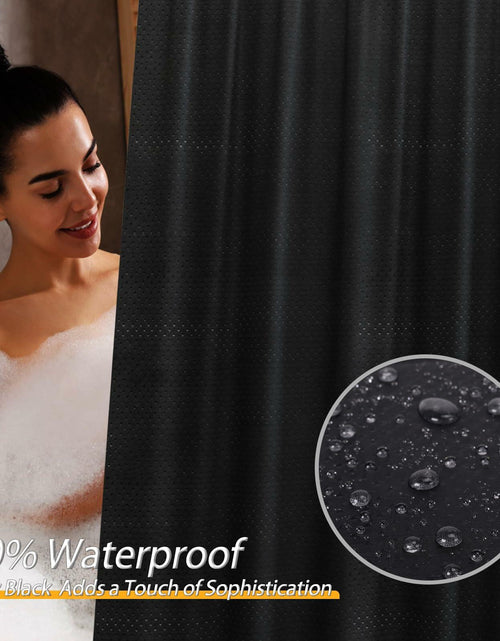 Load image into Gallery viewer, SPEPLA Shower Curtain Liner 71x71 White Waterproof Washable with Hooks
