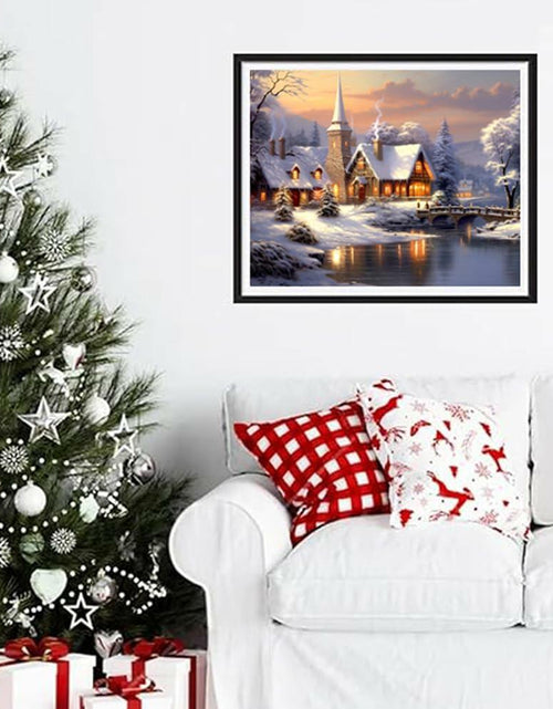 Load image into Gallery viewer, Rousp Christmas Diamond Painting Kit Winter Village 16x20 inch
