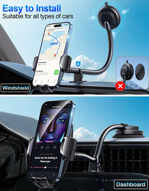Load image into Gallery viewer, CINDRO Car Phone Holder Flexible Arm Universal 6.2in for iPhone Android

