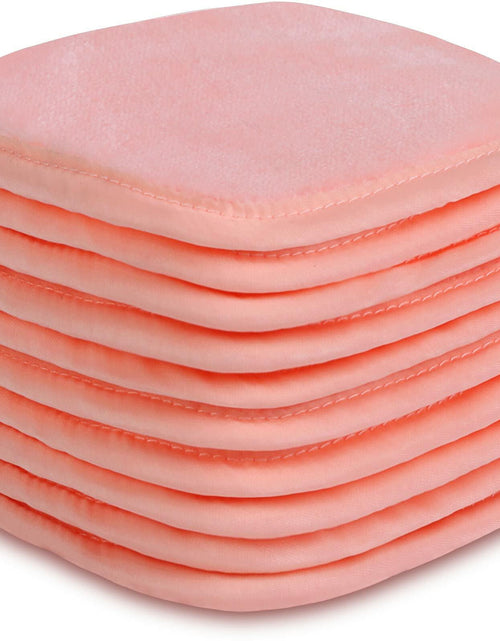 Load image into Gallery viewer, Extra Thick Reusable Microfiber Makeup Remover Cloths 10 Pack Pink Gift Box

