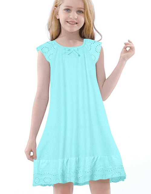 Load image into Gallery viewer, Thanksgiving Girls Nightgown Orange Turkey Print Sleepwear Size 7-8
