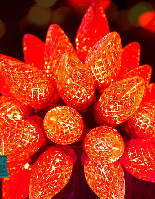 Load image into Gallery viewer, Brightown C9 LED Christmas String Lights 33ft 50 LED Red Waterproof Green Wire

