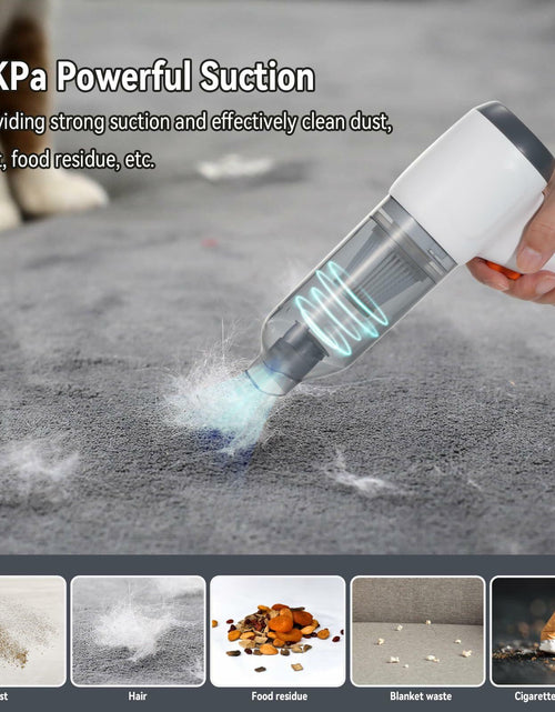 Load image into Gallery viewer, Aumotop Handheld Mini Vacuum Cleaner 8000PA Cordless Portable Black
