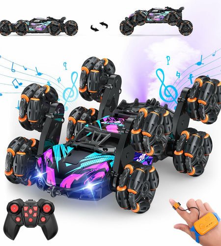 Minetom 8WD Gesture Sensing RC Climbing Car Toy for Kids Ages 6-12