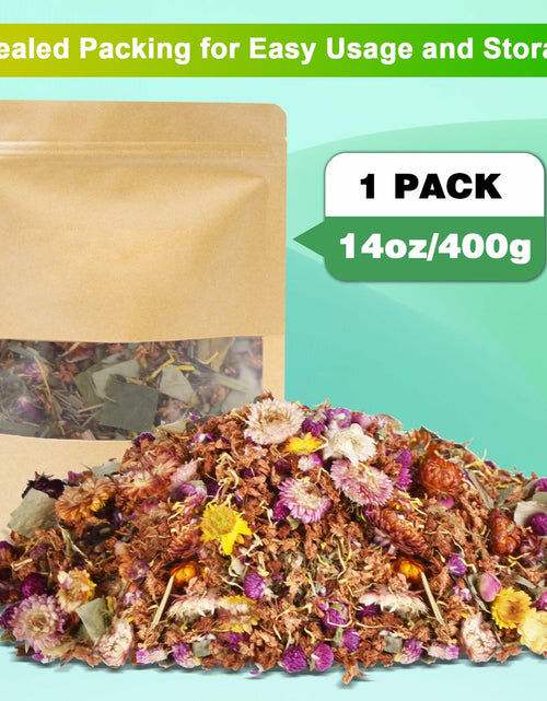 Load image into Gallery viewer, Fokzucyo Chicken Nesting Herbs 14oz Natural Premixed 8 Dried Flowers Herbs

