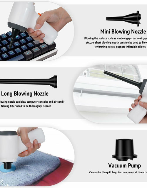 Load image into Gallery viewer, Aumotop Handheld Mini Vacuum Cleaner 8000PA Cordless Portable Black
