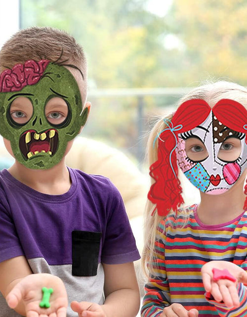 Load image into Gallery viewer, LHOAVWE Halloween Full Face Cosplay Masks 8 Pcs Party Costume Decor
