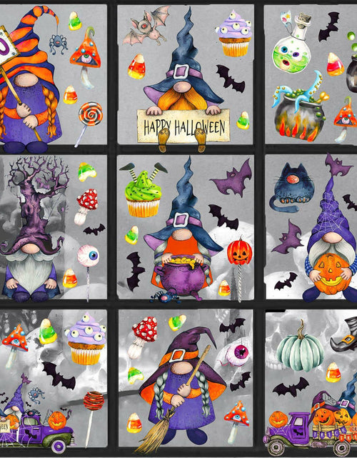 Load image into Gallery viewer, RUOKEXIN Halloween Window Stickers 101 Pcs Double-Sided Removable Decals
