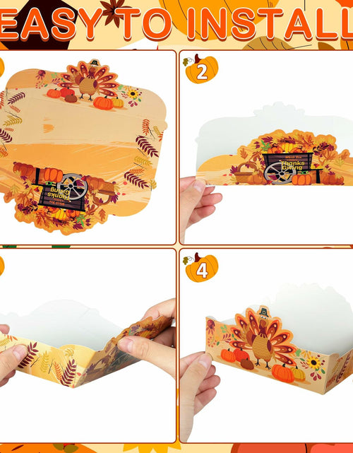 Load image into Gallery viewer, Thanksgiving Disposable Snack Bowls 24pcs Autumn Theme Party Supplies
