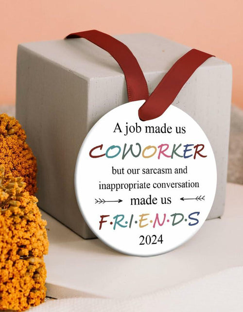 Load image into Gallery viewer, BEST Canvas Wall Art Funny Christmas Ornaments 2023 Gifts for Coworkers
